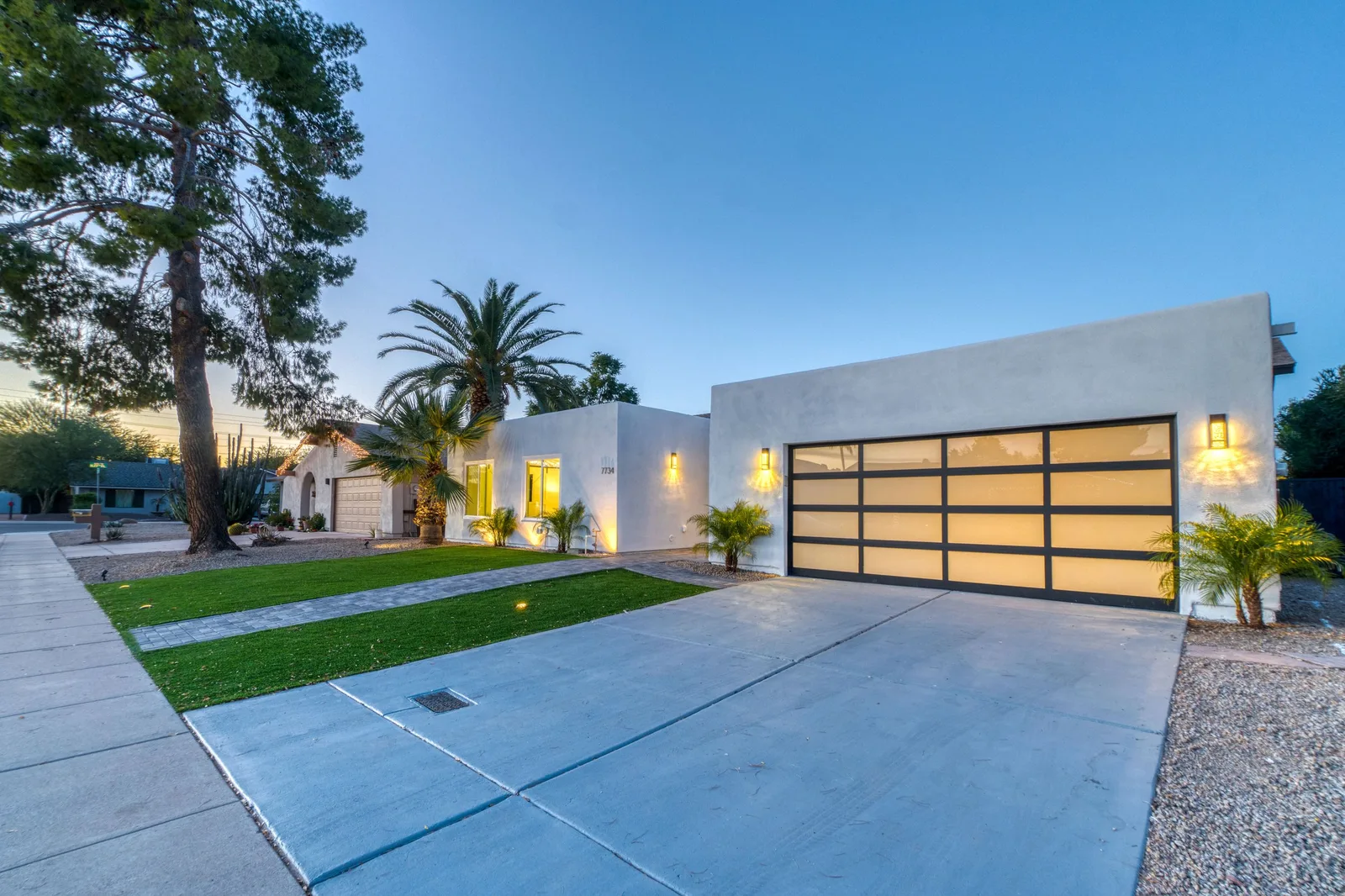 Modern home exterior
